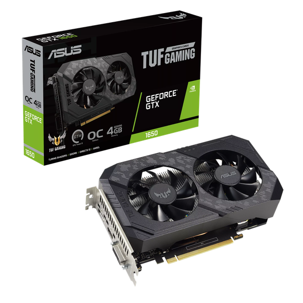 Card màn hình ASUS TUF Gaming GeForce GTX 1650 V2 OC Edition 4GB GDDR6 (TUF-GTX1650-O4GD6-P-V2-GAMING)