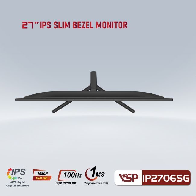 Màn hình máy tính VSP IP2706SG (27 inch – IPS – FHD – 100Hz – 1ms)