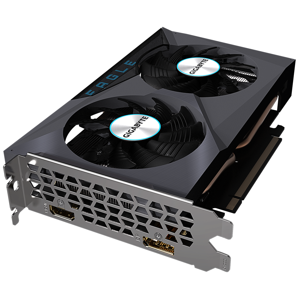 GIGABYTE Radeon RX 6500 XT EAGLE 4G (GV-R65XTEAGLE-4GD)