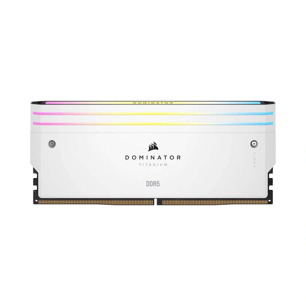 RAM Corsair Dominator Titanium White 96GB (2x48GB) RGB 6600 DDR5 (CMP96GX5M2B6600C32W)