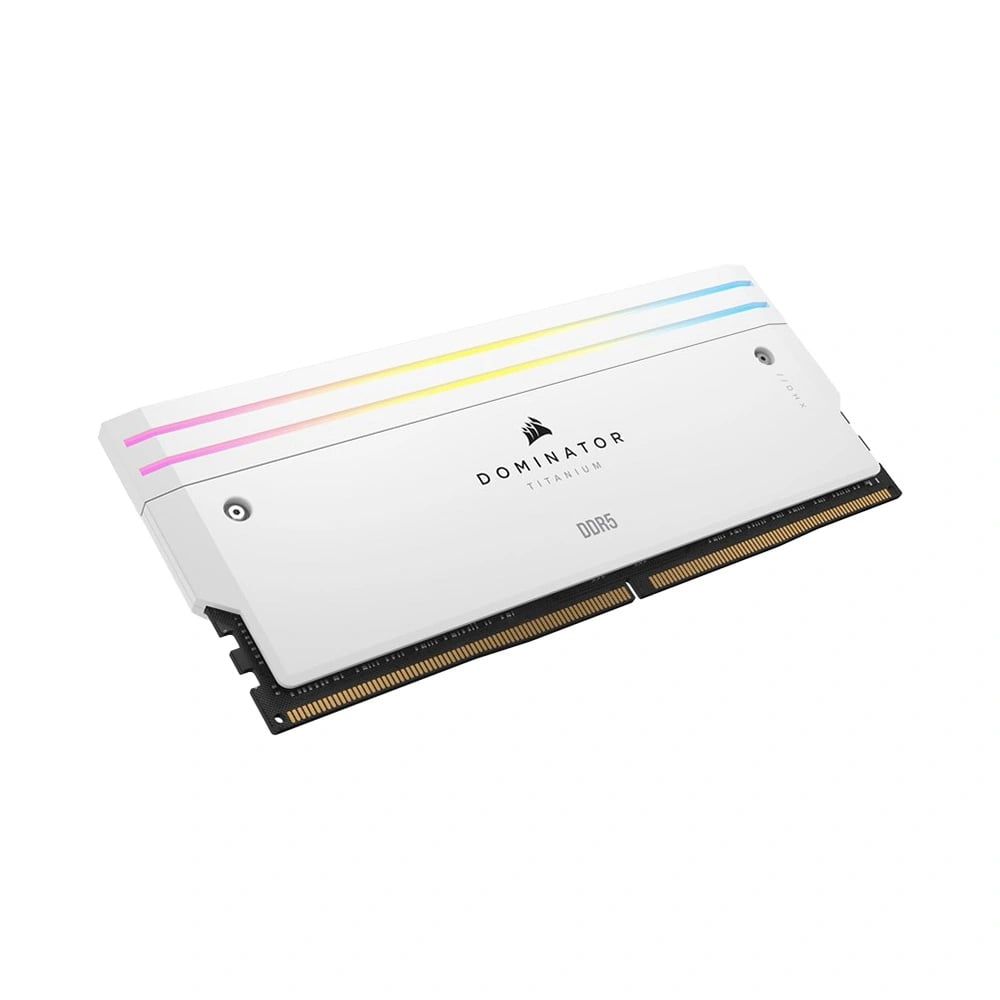 RAM Corsair Dominator Titanium White 96GB (2x48GB) RGB 6600 DDR5 (CMP96GX5M2B6600C32W)