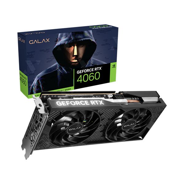 Card màn hình Galax GeForce RTX 4060 1-Click OC 2X V2 (46NSL8MD9NXV)