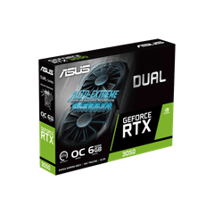 Card màn hình ASUS Dual GeForce RTX 3050 OC Edition 6GB (DUAl-RTX3050-O6G)