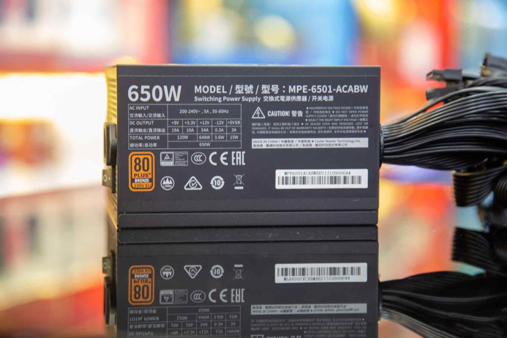 Nguồn máy tính Cooler Master MWE Bronze 650W V2 Full Range – 650W – 80 Plus Bronze