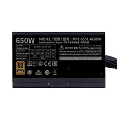 Nguồn máy tính Cooler Master MWE Bronze 650W V2 Full Range – 650W – 80 Plus Bronze