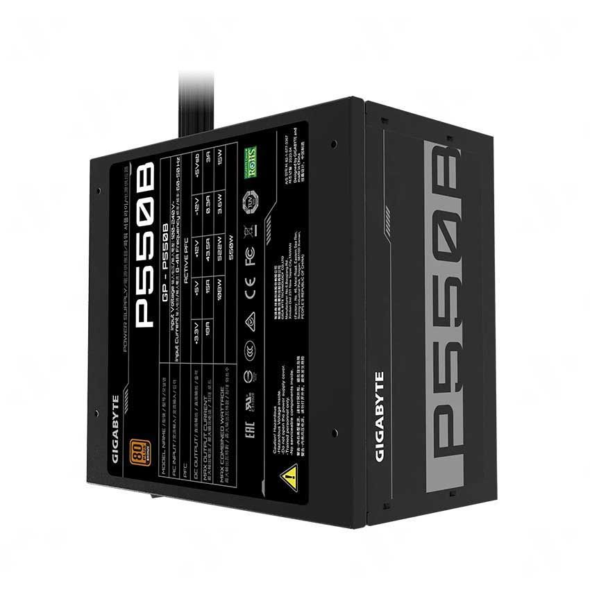 Nguồn máy tính GIGABYTE P550B (550W, 80 PLUS Bronze, 120mm Silent Fan, ATX)