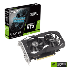 Card màn hình ASUS Dual GeForce RTX 3050 OC Edition 6GB (DUAl-RTX3050-O6G)