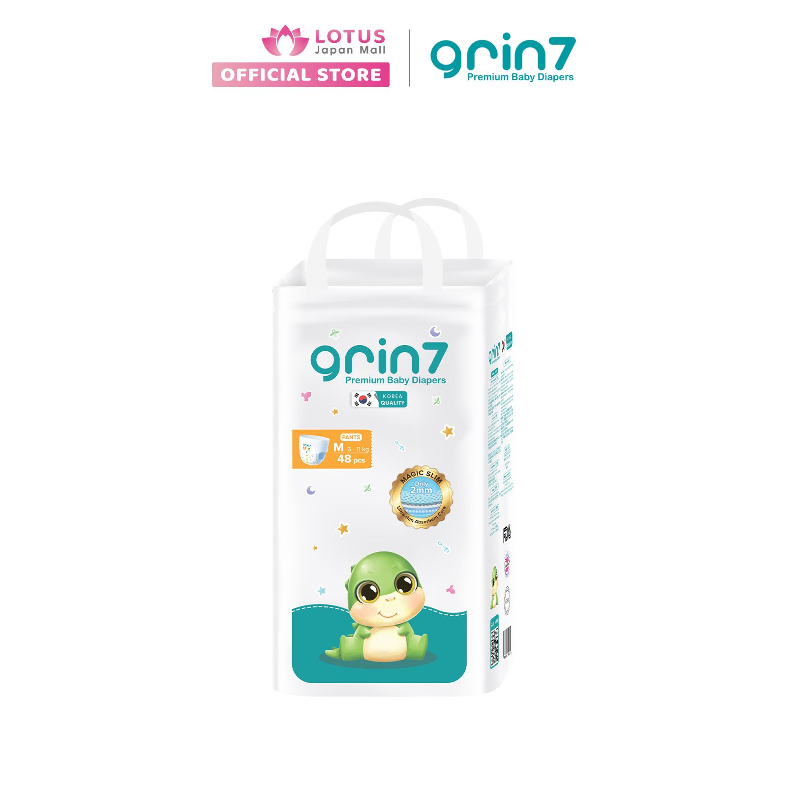  Tã quần cao cấp Grin 7 - Size M - 48 miếng 