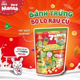  Bánh Trứng Manna Bolo Rau Củ 31g 