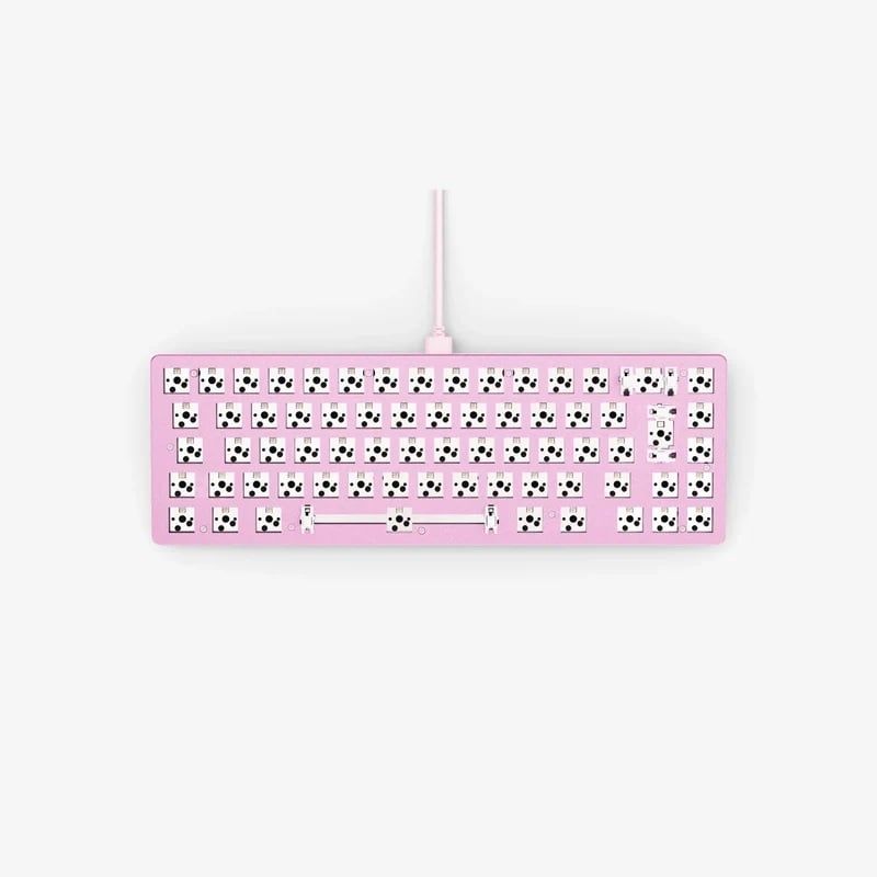  GLORIOUS GMMK2 65% BAREBONE ALUMINUM PINK PLATE 
