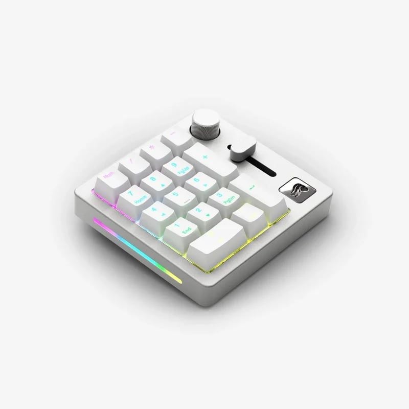  Glorious Numpad Prebuilt - White Ice 