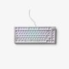 GLORIOUS GMMK PRO 75% BAREBONE ALUMINUM WHITE PLATE