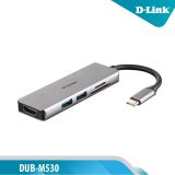  BỘ CHUYỂN ĐỔI D-LINK DUB-M530 - 5 IN 1 USB-C™ HUB WITH HDMI AND SD/MICROSD CARD READER 