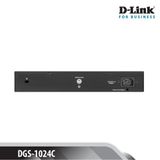 SWITCH GIGABIT D-LINK DGS-1024C - TỐC ĐỘ 10/100/1000MBPS - 24 PORT - VỎ KIM LOẠI 