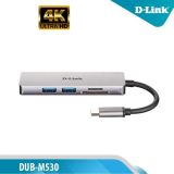  BỘ CHUYỂN ĐỔI D-LINK DUB-M530 - 5 IN 1 USB-C™ HUB WITH HDMI AND SD/MICROSD CARD READER 