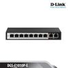 SWITCH POE GIGABIT D-LINK DGS-F1010P-E - TỐC ĐỘ 10/100/1000MBPS - 10 PORT (8 PORT POE 250M + 2 PORT UPLINK)