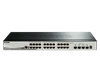 SWITCH GIGABIT D-LINK DGS-1510-28X - TỐC ĐỘ 10/100/1000MBPS - 24 PORT & 4 PORT SFP 10G