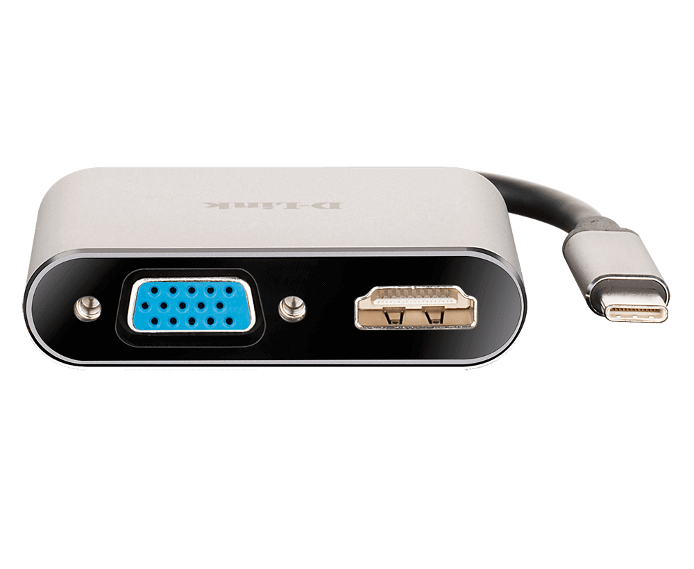  BỘ CHUYỂN ĐỔI D-LINK DUB-V210 - USB-C TO HDMI/VGA ADAPTER 
