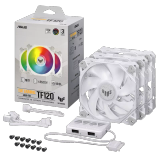  FAN TẢN NHIỆT ASUS TUF Gaming TF120 WHITE ARGB (3 in 1) 