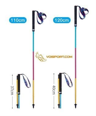 Gậy chạy trail gấp 3 khúc Aonijie E4201