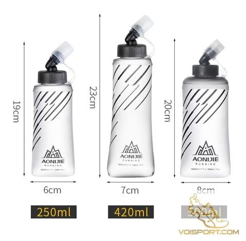  Bình nước mềm Aonijie Soft Flask SD21(250-420-500ml) 
