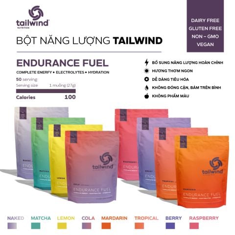  TAILWIND ENDURANCE FUEL 2 SERVINGS, 30 SERVINGS, 50 SERVINGS 