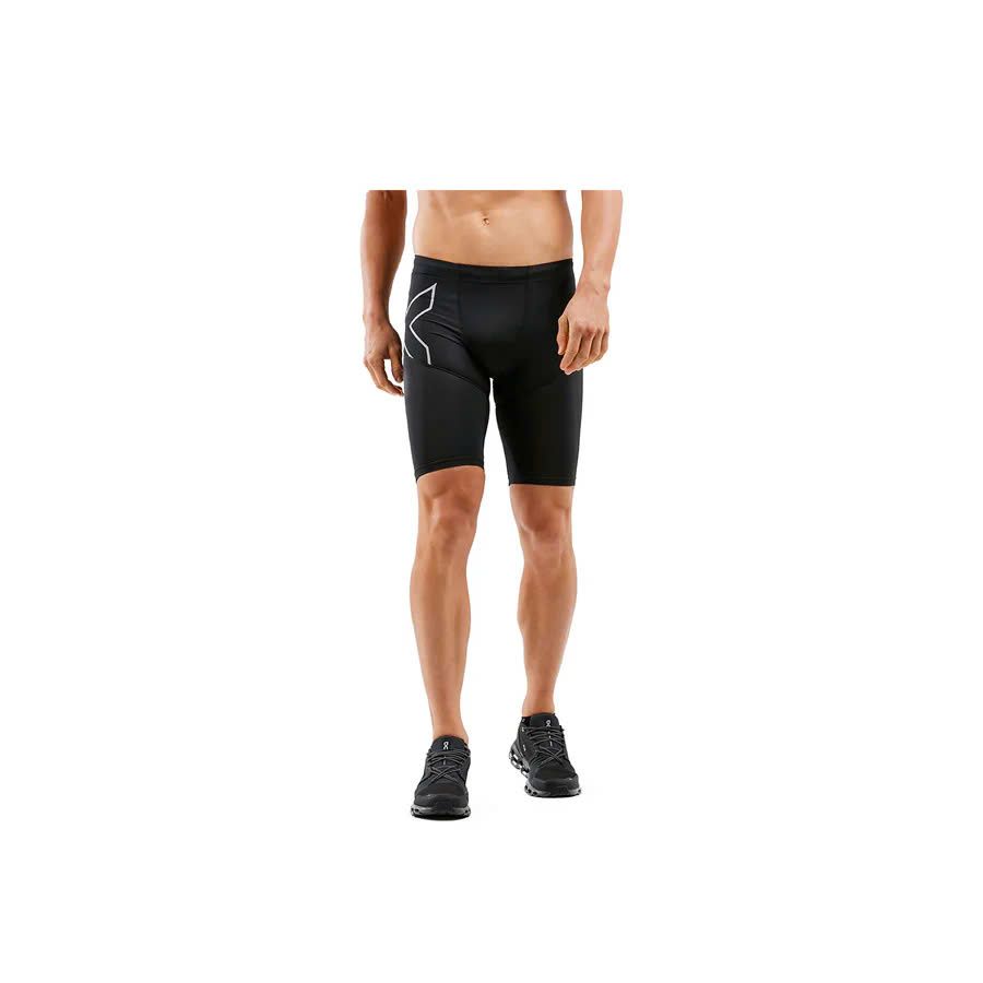 Quần Ngắn Bó Cơ Nam 2XU MA6108b - RUN COMPRESSION SHORTS