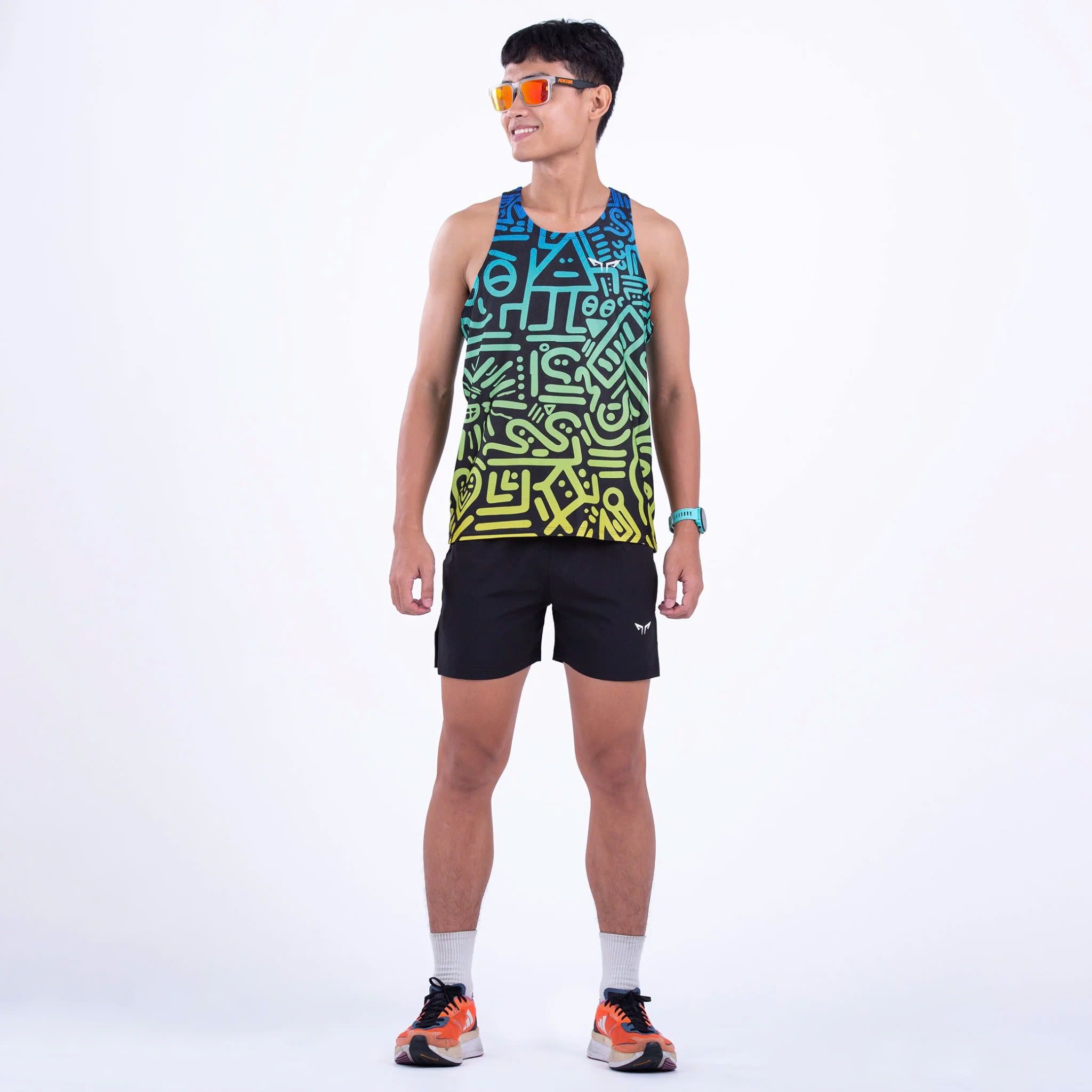 Áo chạy bộ nam Singlet 1 Gymwolf