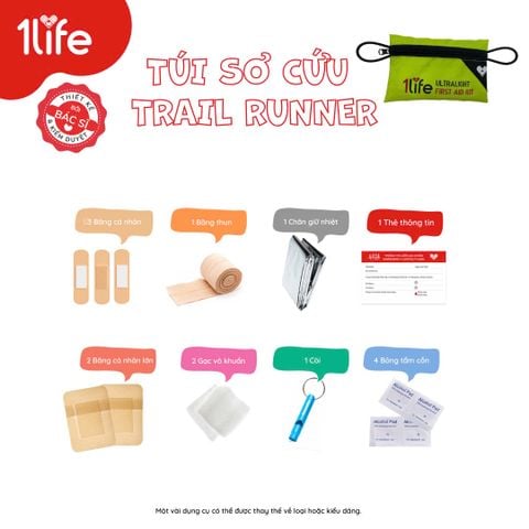  TÚI SƠ CỨU DÀNH CHO CHẠY BỘ, TRAIL 