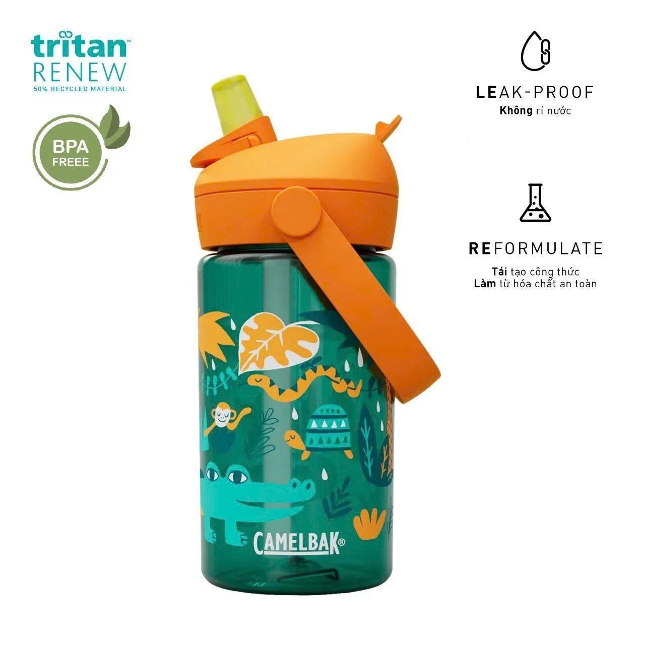 Bình Nhựa trẻ em 415ml Thrive Flip Kids Bottle