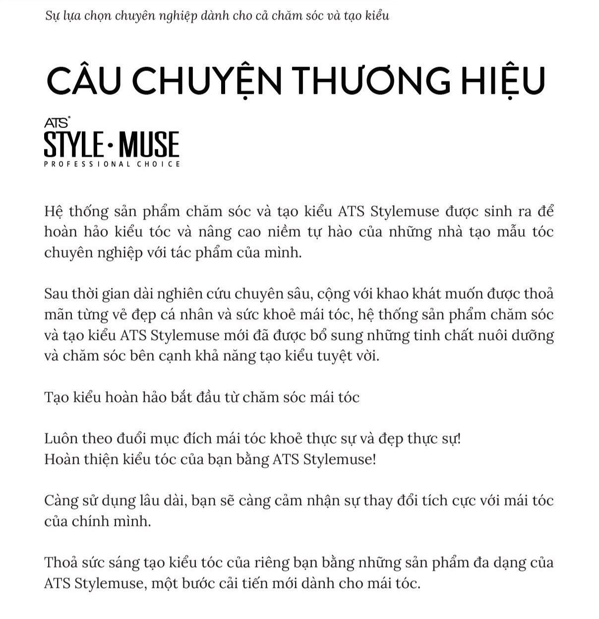  ATS Stylemuse Shine Spray - Xịt phun sương tăng cường tối đa độ bóng cho mái tóc, không để lại vệt khi sử dụng 