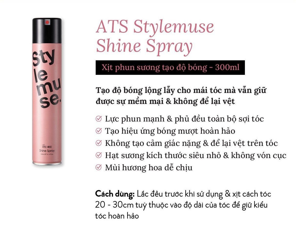 ATS Stylemuse Shine Spray – Elle'B Boutique Store