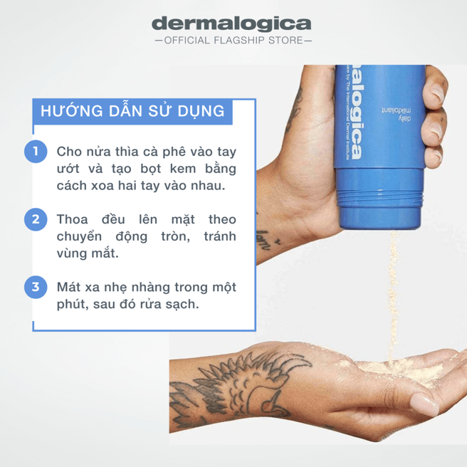  Tẩy tế bào chết Daily Milkfoliant làm dịu & làm sáng mượt tức thì 