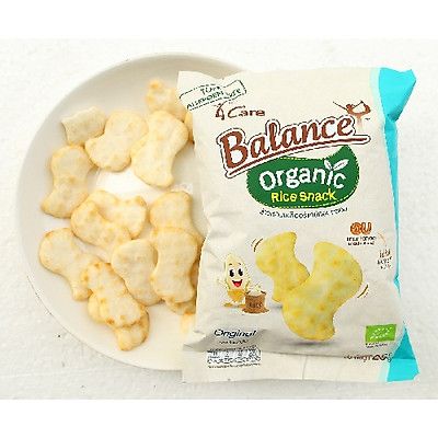 Bánh snack gạo hữu cơ vị truyền thống 4Care Balance 25g