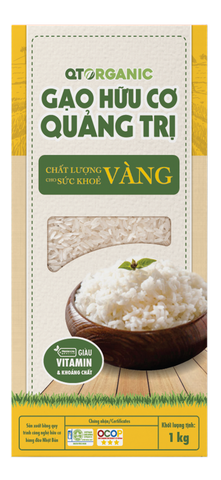 Gạo hữu cơ Quảng Trị chất lượng vàng 1kg/hộp