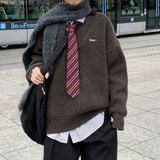  V Knit Sweater 