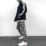  Plaid Pants - White 