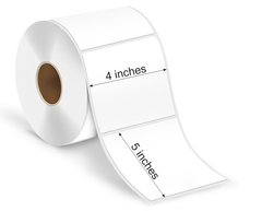 Blank Vinyl Labels 4'' x 5''
