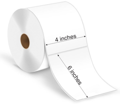 Blank Vinyl Labels 4'' x 6''