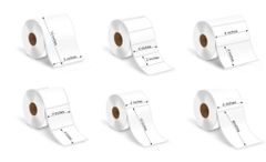 Blank Vinyl Labels 5'' x 10''