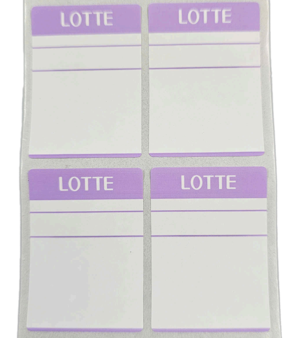 Lotte Labels 30mm x 42mm