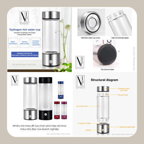  Bình Tạo Nước Hydrogen 
