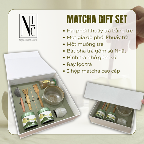  Matcha Gift Set - Cho Người Đam Mê Trà Đạo 