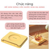  Đế Hâm Nóng Cốc Nước Mini Đa Năng 