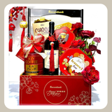  Giỏ Quà Tết Cao Cấp Tone Đỏ 02 