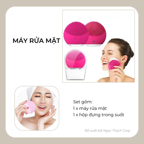  Máy Rửa Mặt Làm Sạch Sâu 