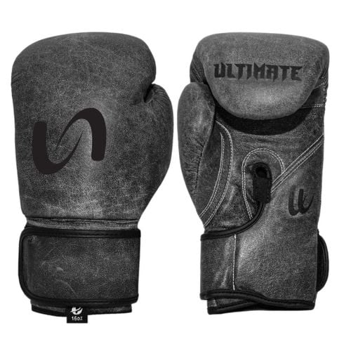  Găng Tay Boxing PFG ANTIQUE Grey Gloves 
