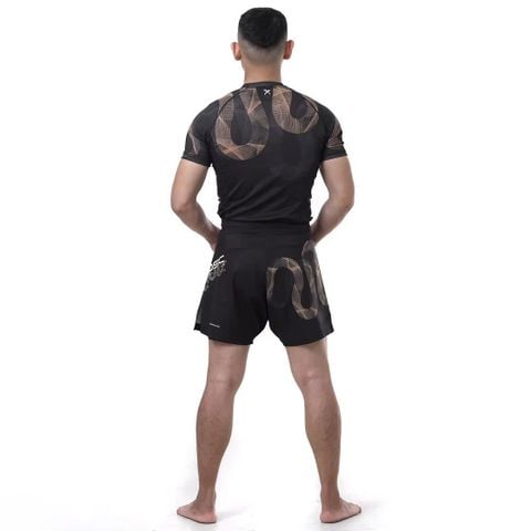  ÁO TẬP MMA GOLDEN SNAKE RASHGUARD 