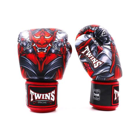  Găng Muay Thai Twins Special Boxing Gloves FBGVL3-58 ”Kabuki” 