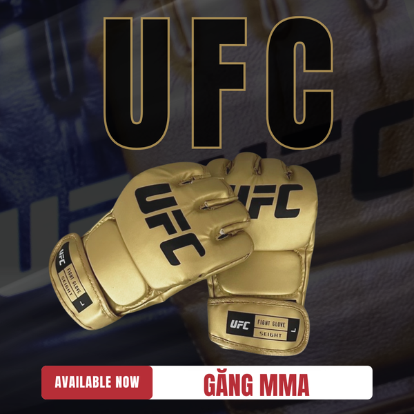  Găng MMA Hở Ngón UFC Gold New 